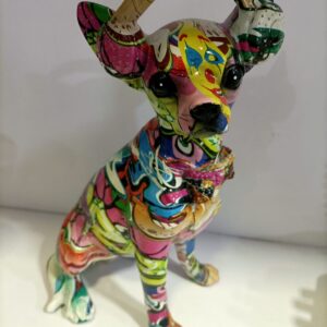 FIGURA CAGNOLINO CON CUFFIE