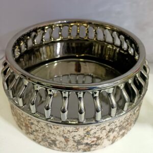 CENTRO TAVOLA/SVUOTA TASCHE/CENTRINO DIAMETRO 17.5