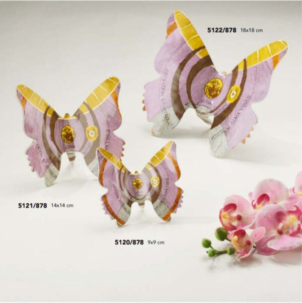 Super Cool Creations Ali Di Farfalla Grandi In Acrilico Specchiato, 10 Pezzi, 4x2 Cm, Blu - 4