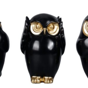 STATUE GUFI NON VEDO/NON SENTO/NON PARLO VARI COLORI