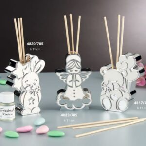 Bomboniere PROFUMATORE in argento ORSETTO -CONIGLIO-ANGELO