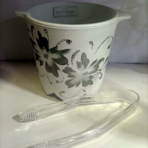 Bomboniera secchiello ghiaccio con pinza iss24071