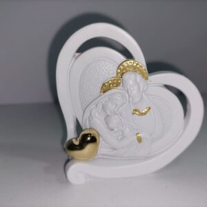 Bomboniera SACRA FAMIGLIA CUORE SIA APPOGGIO CHE A CALAMITA