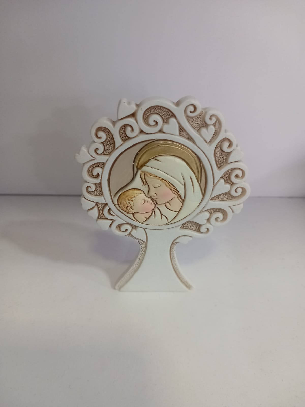 ALBERO VITA CON ICONA SACRA MADONNA CON BAMBINO