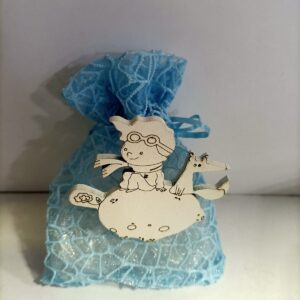 BOMBONIERE Sacchettini portaconfetti CELESTE Sacchettini portaconfetti CELESTI IDEALI PER BATTESIMO E NASCITA