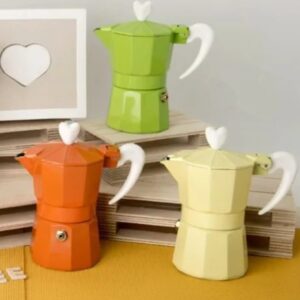 bomboniere caffettiera moka CUORE (MOKA) sottocosto