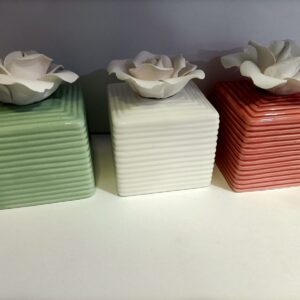 PROFUMATORE QUADRATO IN TRE COLORAZIONI ASSORTITE