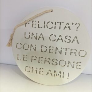 SOTTOPENTOLA CON FRASE TRE MODELLI ASSORTITI LINEA BOMBONIERA UTILE