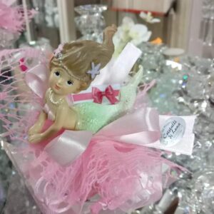 Bomboniera Sirenetta In Resina, allegre sirenette in resina 2 MODELLI ASSORTITI per il compleanno , nascita ,Obattesimo