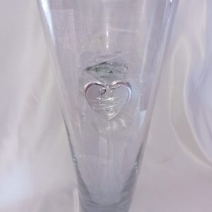 Vaso 25°anniversario di matrimonio H 30 CM