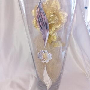 Vaso 50°anniversario di matrimonio H 30 CM