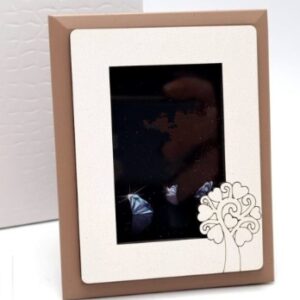 Bomboniera Portafoto in legno con Albero vita