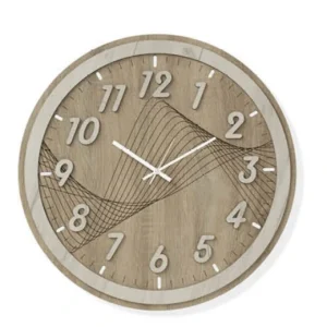 Orologio in legno taglio laser