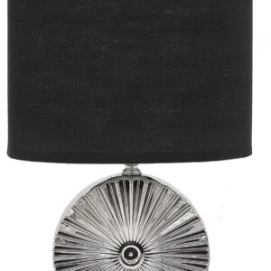 Lampada da comodino cromata