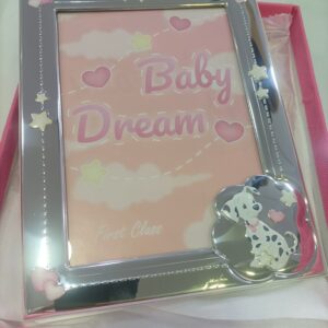 Cornice cagnolino rosa baby