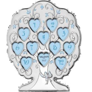 Cornice bimbo albero vita il mio Primo  anno valenti con carillon