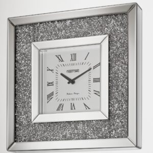 orologio da parete specchio strass