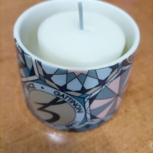 Porta candela teodosia Blue Gattinoni