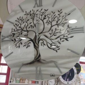 Orologio albero della vita diametro 60 argento
