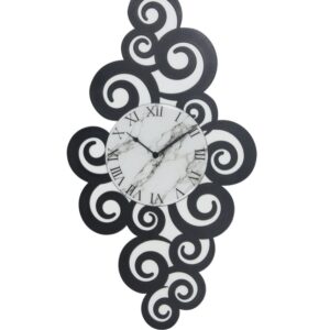 Orologio da parete Capriccio nero 37×66 cm