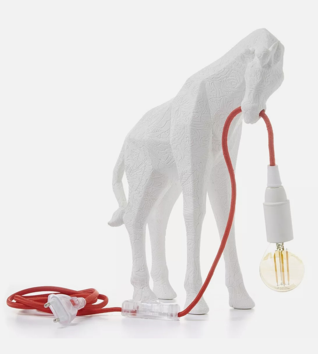 Lampada moderna Giraffa bianca