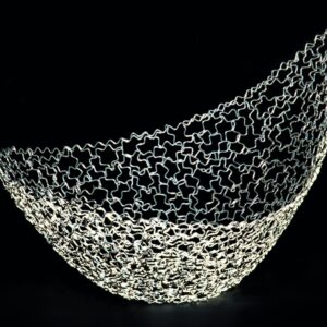 Centrotavola in metallo moderno