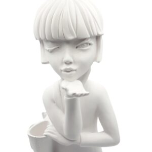 Statua Profumatore bianco donna Gattinoni