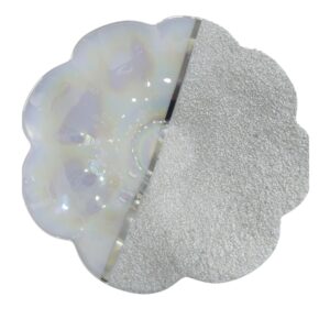 Centrotavola bianco smaltato