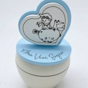Piccolo principe bomboniera porta Candela a cuore