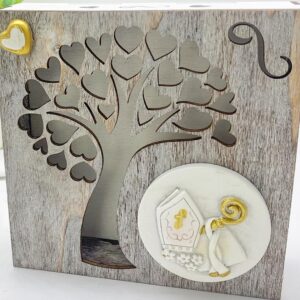 Icona cresima bomboniera albero vita led