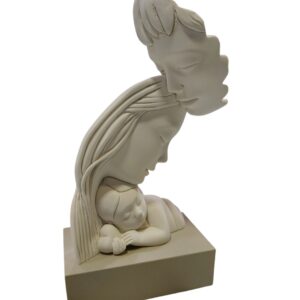 Bongelli Scultura Famiglia h 20 cm - base nocciola