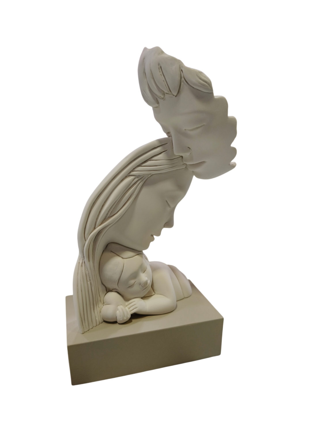 Bongelli Scultura Famiglia h 20 cm - base nocciola