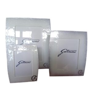 Portafoto Gattinoni bianco e Argento