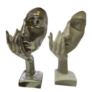 Scultura maschera pensante