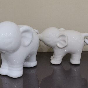 Carovana elefanti bianco tortora