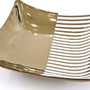 Centrotavola oro e bianco