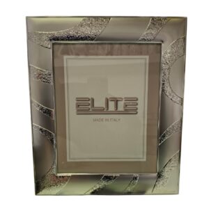 Cornice in argento cerchi goffrati