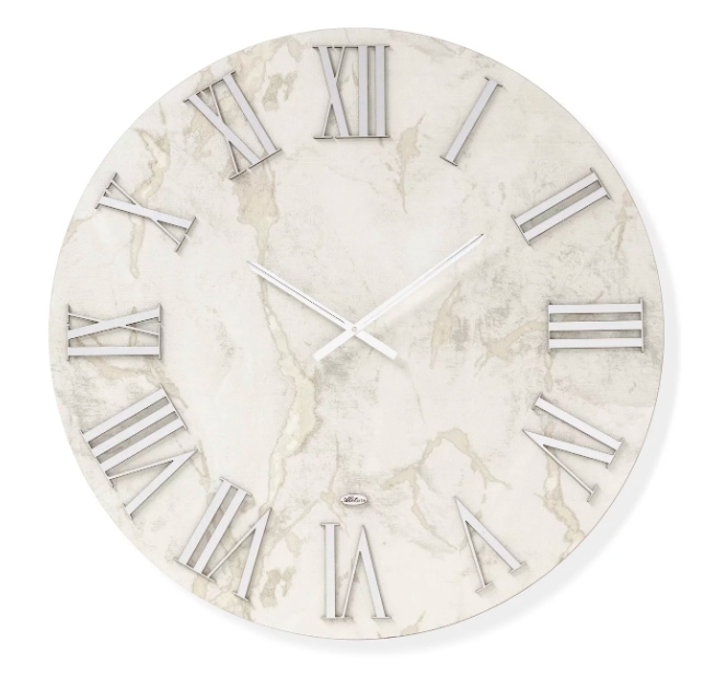 Orologio parato argento crilux d60cm
