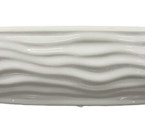 Centrotavola bianco moderno lung 40