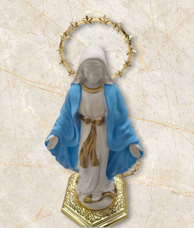 Madonna Miracolosa scultura h30 cm