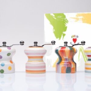 Bomboniera solidale Macinapepe con provetta pepe 17 gr in 4 varianti assortite