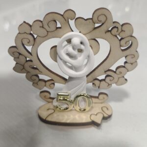 Bomboniere  50°anniversario nozze d'oro coppia sposi