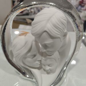 Sacra famiglia scultura moderna