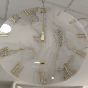 Orologio effetto marmo orologio diametro 60 cm