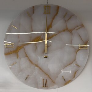 Orologio effetto marmo orologio diametro 60 cm