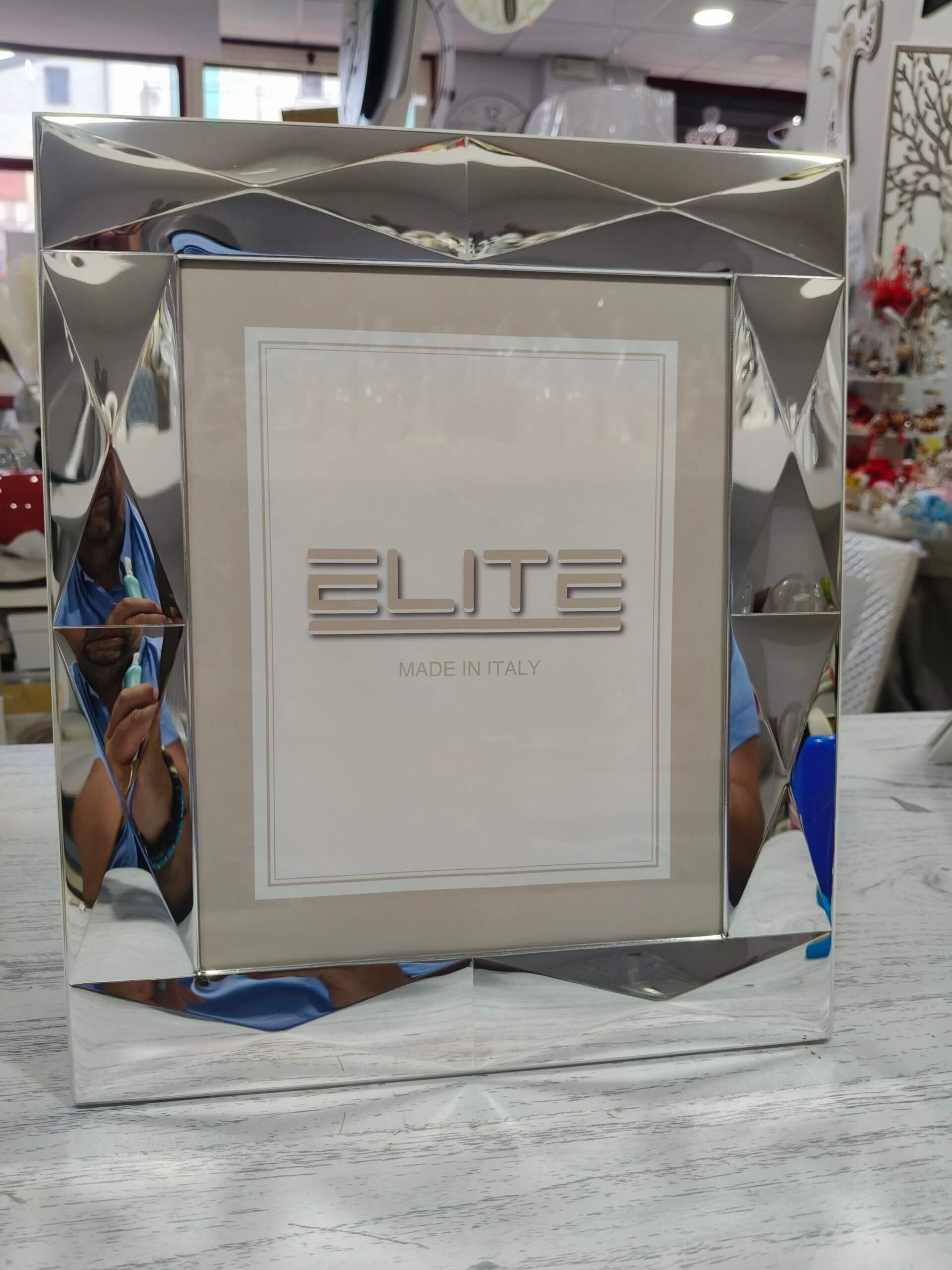 Portafoto linea diamante argento misura 18x24