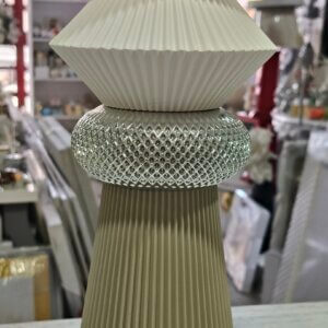 Bongelli vaso tortora argento bianco h 39