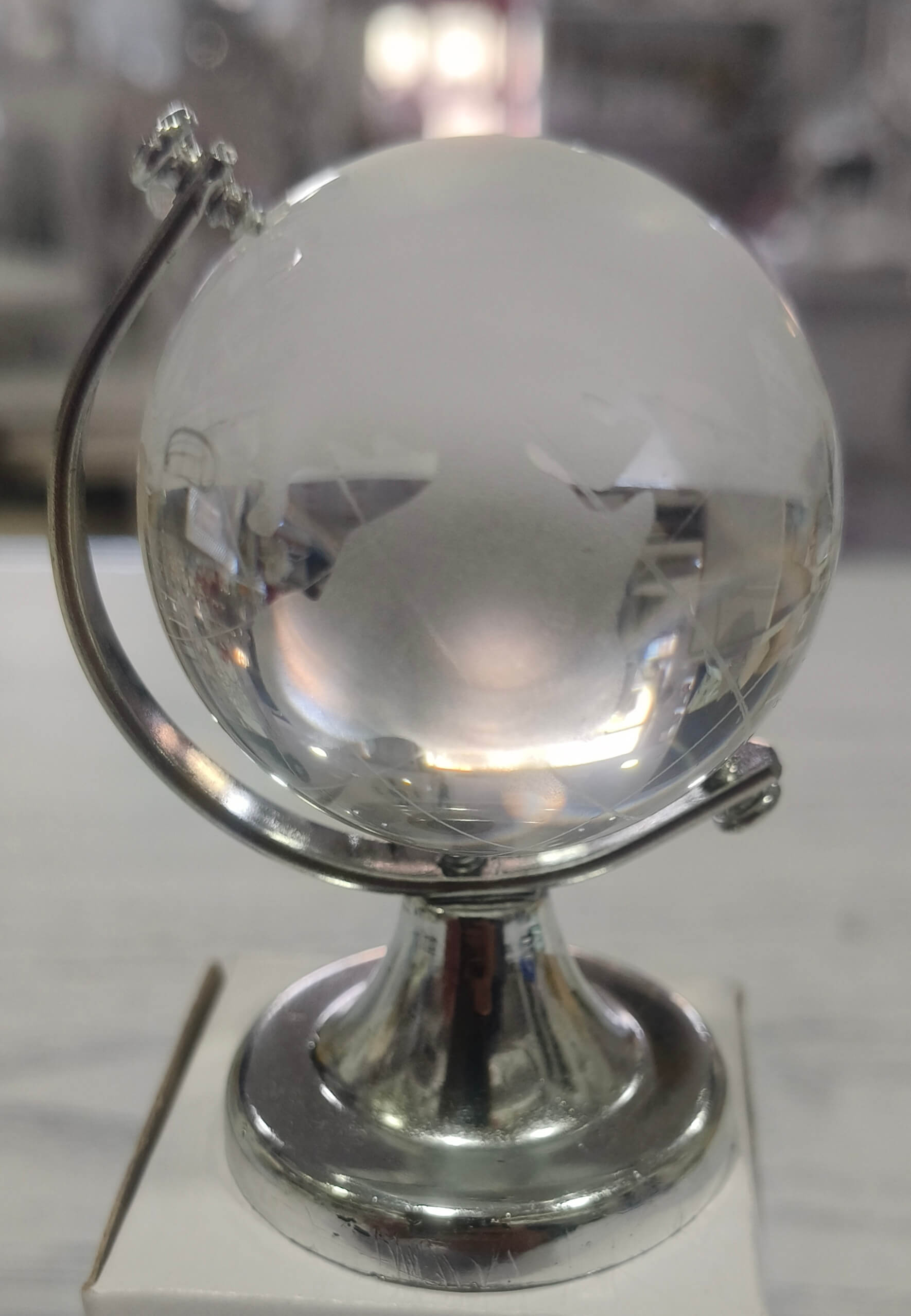 Bomboniera Mappamondo in vetro h6 cm