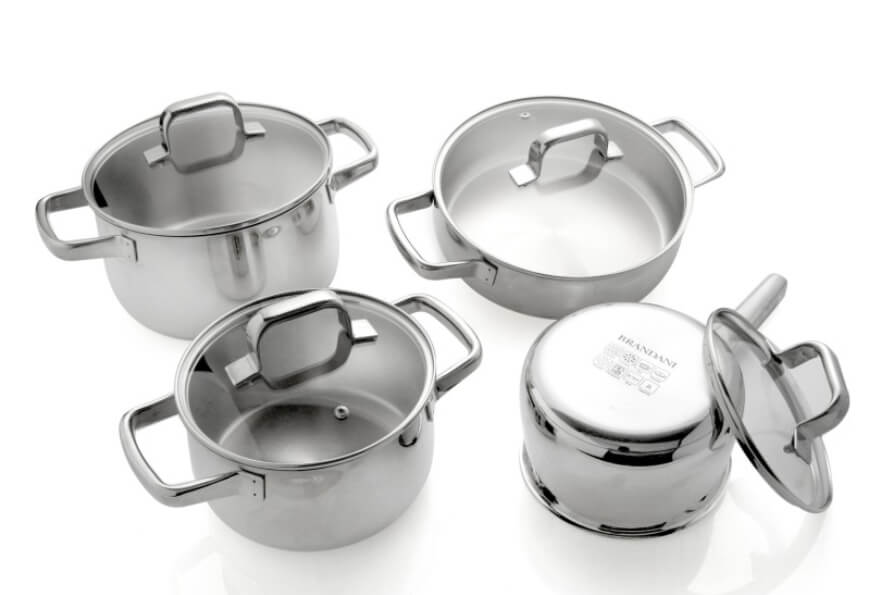 Batteria di pentole 8 PZ Brandani