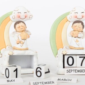 Bomboniera Angelo Calendario Perpetuo  Arcobaleno